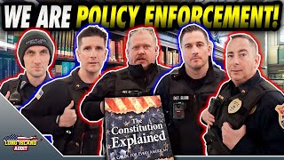 FIVE Law Enforcement Officers Attempt To Remove SUSPICIOUS Jounalist From Public! Huge FAIL!