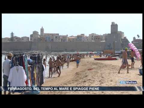 Ferragosto, bel tempo al mare e spiagge piene