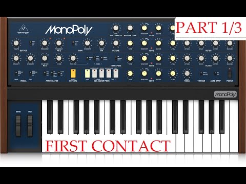 Behringer MonoPoly part 1/3 - 1st contact