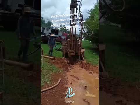 Perfurações em poços artesianos estamos na região Edealina Goiás fone 62993289329