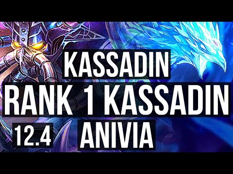 KASSADIN vs ANIVIA (MID) | Rank 1 Kassadin, Rank 9, Legendary | TR Challenger | 12.4