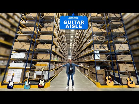 I tour the BIGGEST MUSIC GEAR distribution center