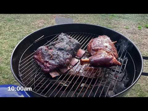 Low and slow Australian Lamb Shoulder and Australian...