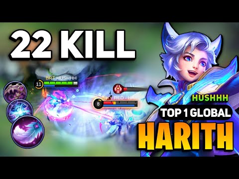 Harith Best Build 2023 [ Harith Top 1 Global Gameplay] By HUSHHH - Mobile Legends