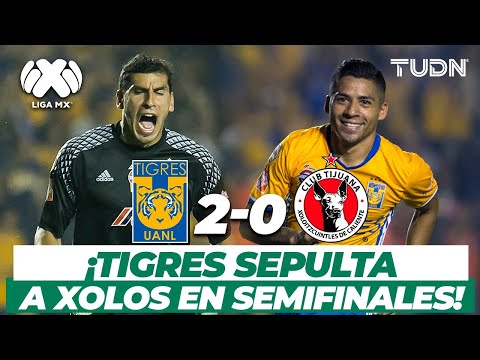 ¡Como fiera! Tigres se lleva la Semifinal de Ida ante Xolos | Tigres 2-0 Tijuana | TUDN