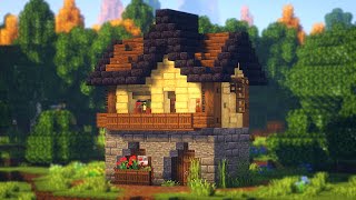 Minecraft - How to Build a Cozy Survival Cottage | Tutorial