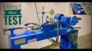 Direct shear test | Shear parameter of soil sample |