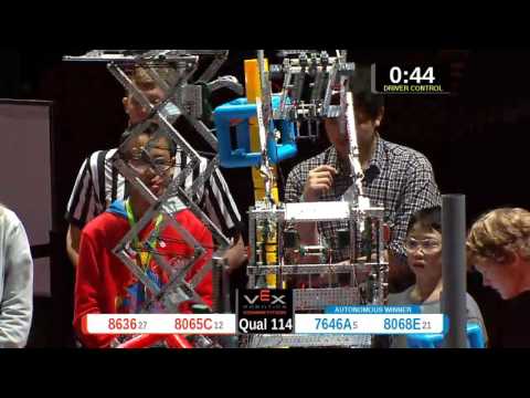 2015 VRC-MS Spir Q114 -  (8636 7646A) 70-Spirit Div-VRC Middle School-VEX Worlds 2015