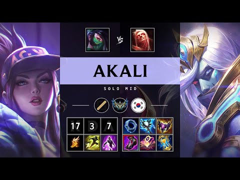 Akali Mid vs Vladimir - KR Challenger Patch 25.19