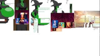 moana elsa anna rapunzel merida in green glutton stomach but they got recsue by jesus