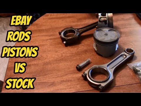 integra Ebay Rods and Nippon Pistons compared to stock