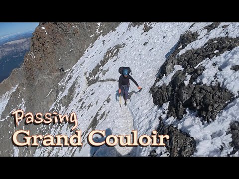 Mont Blanc 2025. Passing deadly Grand Couloir...