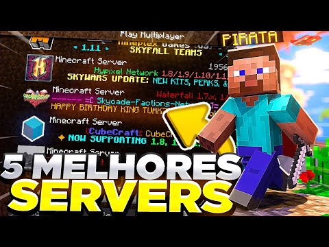 TOP 5 best MINECRAFT PIRATE BEDWARS AND SKYWARS servers 2023!