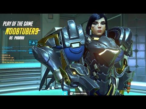 Agilities Pro DPS Pharah Gameplay! POTG! [ Overwatch Season 26 Top 500 ]