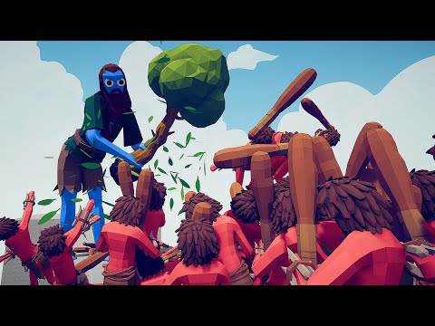 TREE GIANT🌳 vs ⚔️ 50x UNITS  -  Totally Accurate Battle Simulator TABS