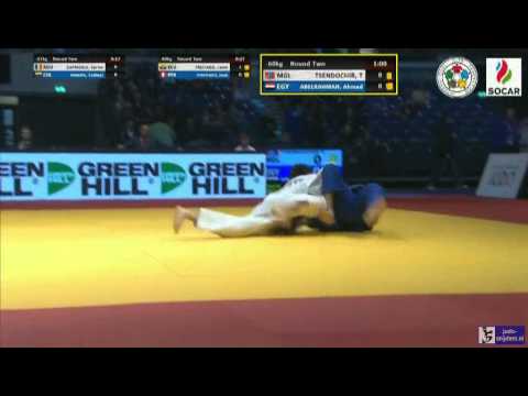 Judo 2016 Grand Prix Dusseldorf: Tsendochir (MGL) - Abelrahman (EGY) [-60kg]