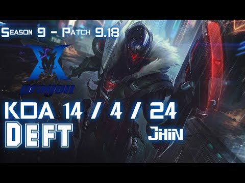 KZ Deft JHIN vs KAI'SA ADC - Patch 9.18 KR Ranked