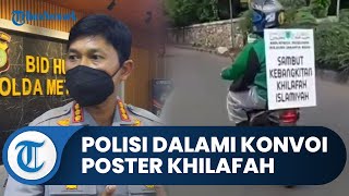 Viral Video Konvoi Sepeda Motor Bawa Poster 'Khilafatul Muslimin' di Cawang, Polisi akan Selidiki