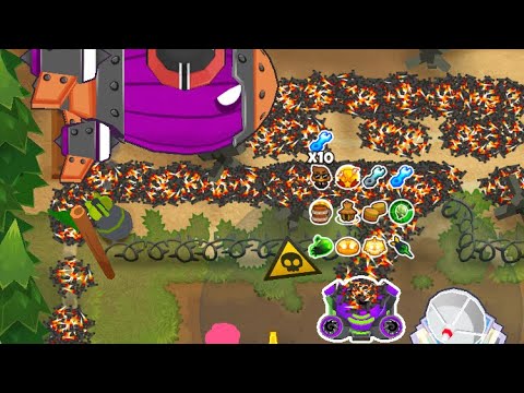 God Boosted Carpet of Spikes Vs. 100 BADs