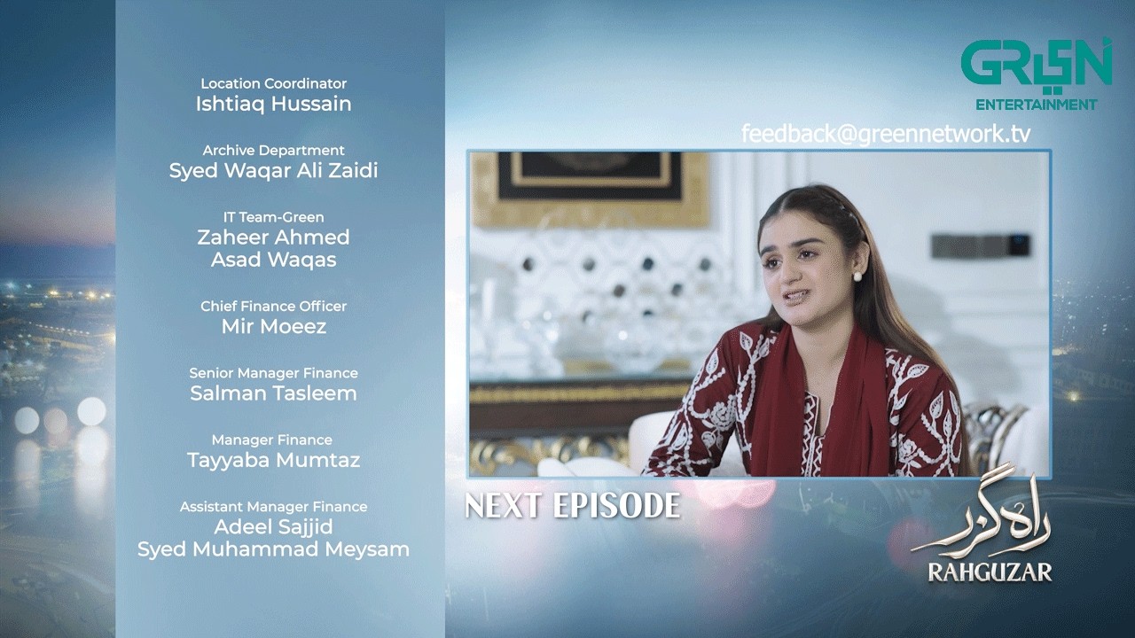 Rahguzar Episode 26 ( Teaser ) 8th April 2026 | Hira Mani - Mohib Mirza | Green TV Entertainment