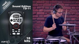 Video thumbnail for Roland TD-11 Real Acoustic Sound Edition: Custom Kits by drum-tec by drumtecTV
