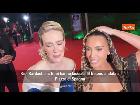 Sarah Paulson: Emozione unica essere a Roma, ieri abbiamo preso il gelato a Piazza di Spagna ST
