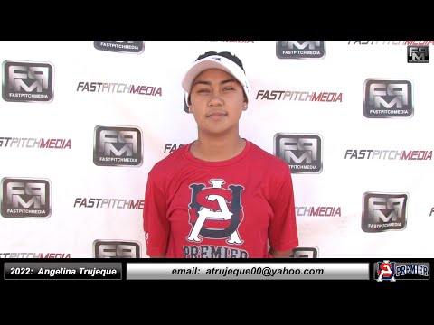 2022 Angelina Trujeque 3.6 GPA Outfield, Catcher and Third Base Softball Skills Video - USA Premier
