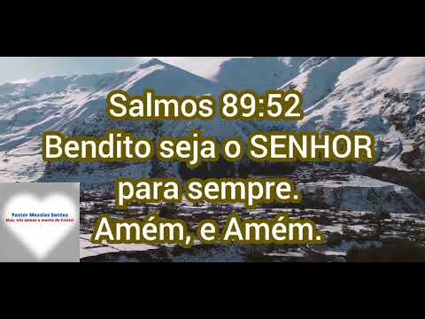 VERSÍCULO DA BÍBLIA PARA MEDITAR. Salmos 89:52