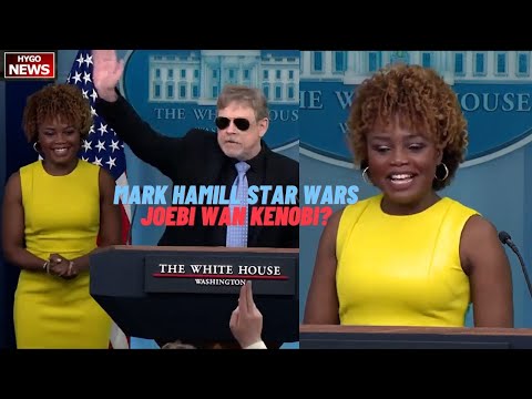 Mark Hamill Star Wars at WH Briefing call you Joebi wan Kenobi? No One Ever Claps