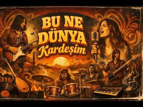 BU NE DÜNYA KARDEŞİM - COVER / ANADOLU ROCK #yapayzeka #cover #aimusic #psychedelicfolk #müzik