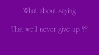 John Barrowman - What About Us (Lyrics)