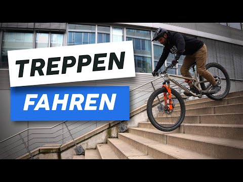 Riding stairs with a mountain bike | Urban bike skills | MTB & eMTB riding technique tips and tricks