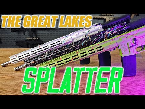 The Great Lakes Paint Splatter AR-15