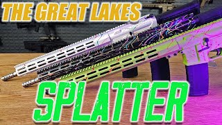 The Great Lakes Paint Splatter AR-15