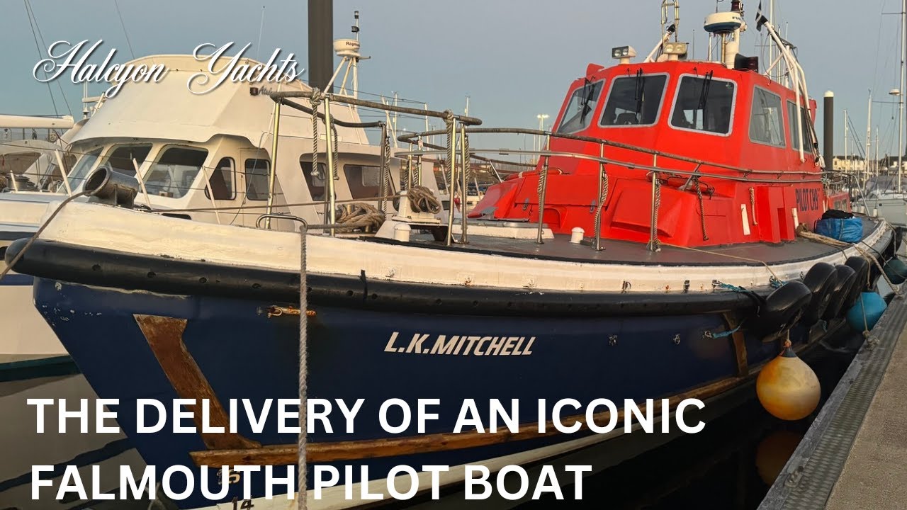 LK Mitchell - Falmouth Pilot Boat - Nelson 56 - A Powerboat Delivery from   Falmouth to Campbeltown