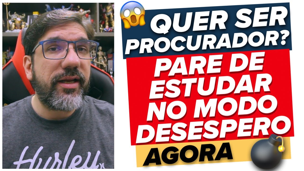 🔴▶️ QUER PASSAR PARA PROCURADOR? PARE DE ESTUDAR NO "MODO DESESPERO" | PROF UBIRAJARA 🔴