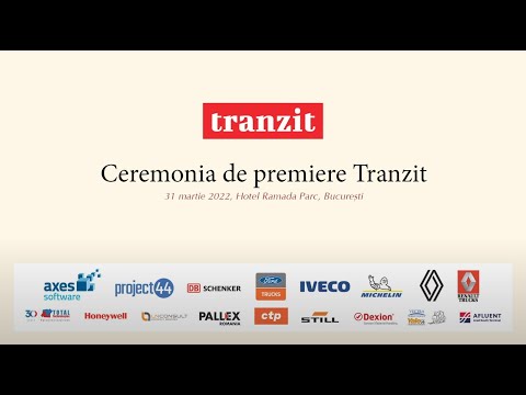 Ceremonia de premiere - Gala Logistica martie 2022
