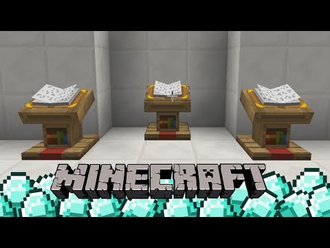 Minecraft 1.14 | Simple Lectern Combination Locks and Puzzle Doors