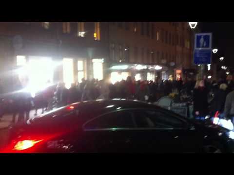 FI-manifestation på Götgatan 25/11-11