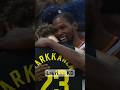 Lauri Markkanen ? Kevin Durant after their 2OT matchup! | #Shorts