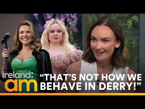 Diona Doherty reacts to Nadine Coyle's comment on Nicola Coughlan's Derry accent | Ireland AM