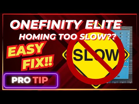 Onefinity Elite CNC Homing Slow?  Easy Fix in Masso G3!!