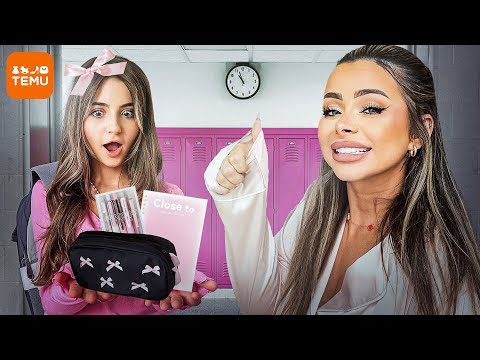 J’OFFRES LES FOURNITURES SCOLAIRES LES + CANON À MA FILLE SUR TEMU 😱 ( clean girl , coquettes ) !