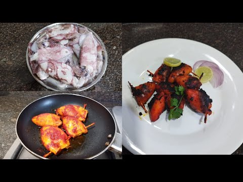 Squid Stuffed Recipe | Makul Masala | Goan Stuffed Squid |Stuffed Calamari | Bharwa Makul Recipe||