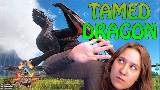 ARK survival of the fittest WIN with Tamed Dragon!!