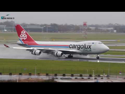 Amsterdam Schiphol airport PLANE SPOTTING LANDING & TAKEOFF COMPILATION [EHAM]