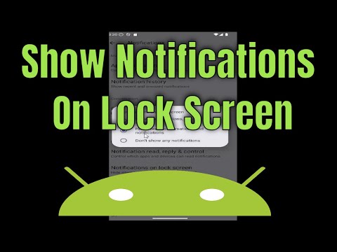 How To Show Notifications On Lock Screen On Android Phone [2026]
