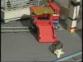 Smart hamster takes Lego Train Express!
