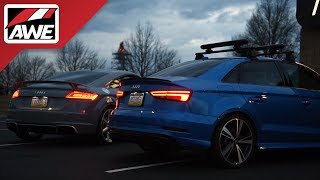 Comparison: AWE vs factory | Audi RS 3 / TT RS