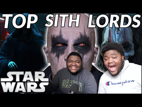 (Twins React) Top 7 MOST POWERFUL Sith Lords - Star Wars Explained Part 1 |REACTION